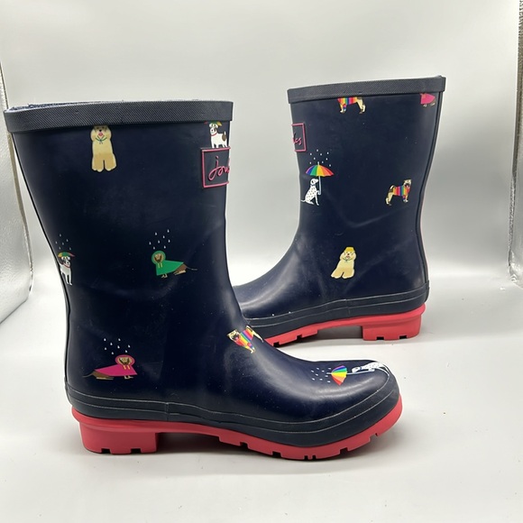 Joules Dog Print Rainboots - Picture 6 of 9